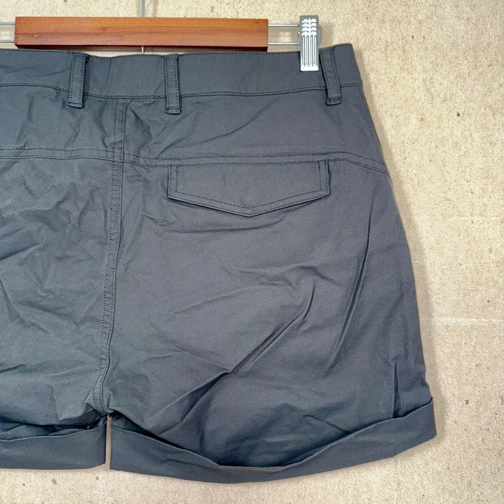 Fjallraven Womens High Coast Trail Shorts Black Hiking Outdoor EU‎ 42 US 32-33